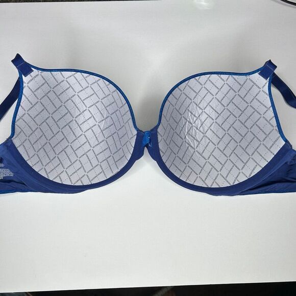 Victoria’s Secret blue heathered padded perfect coverage bra 38DD - Picture 3 of 7